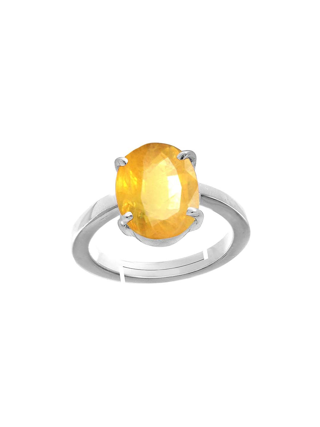 RRVGEM 2.55 KT Unheated Untreated Yellow Sapphire Finger Ring