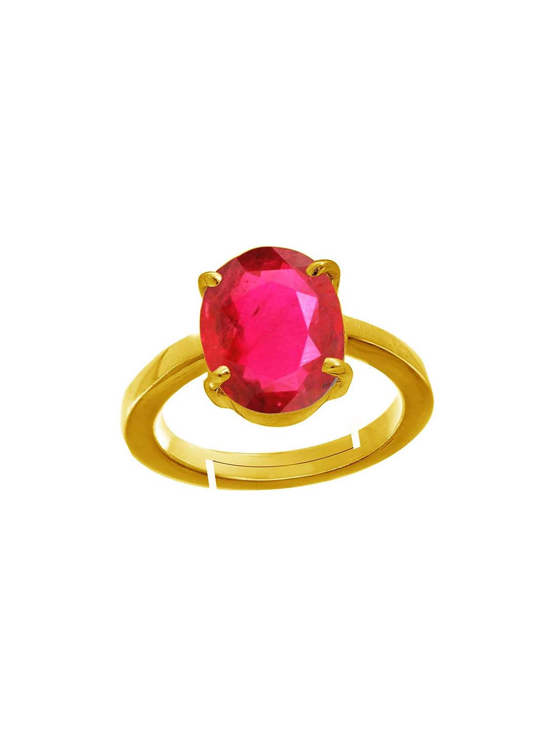 RRVGEM Ruby Stone Manik Amethyst Ring
