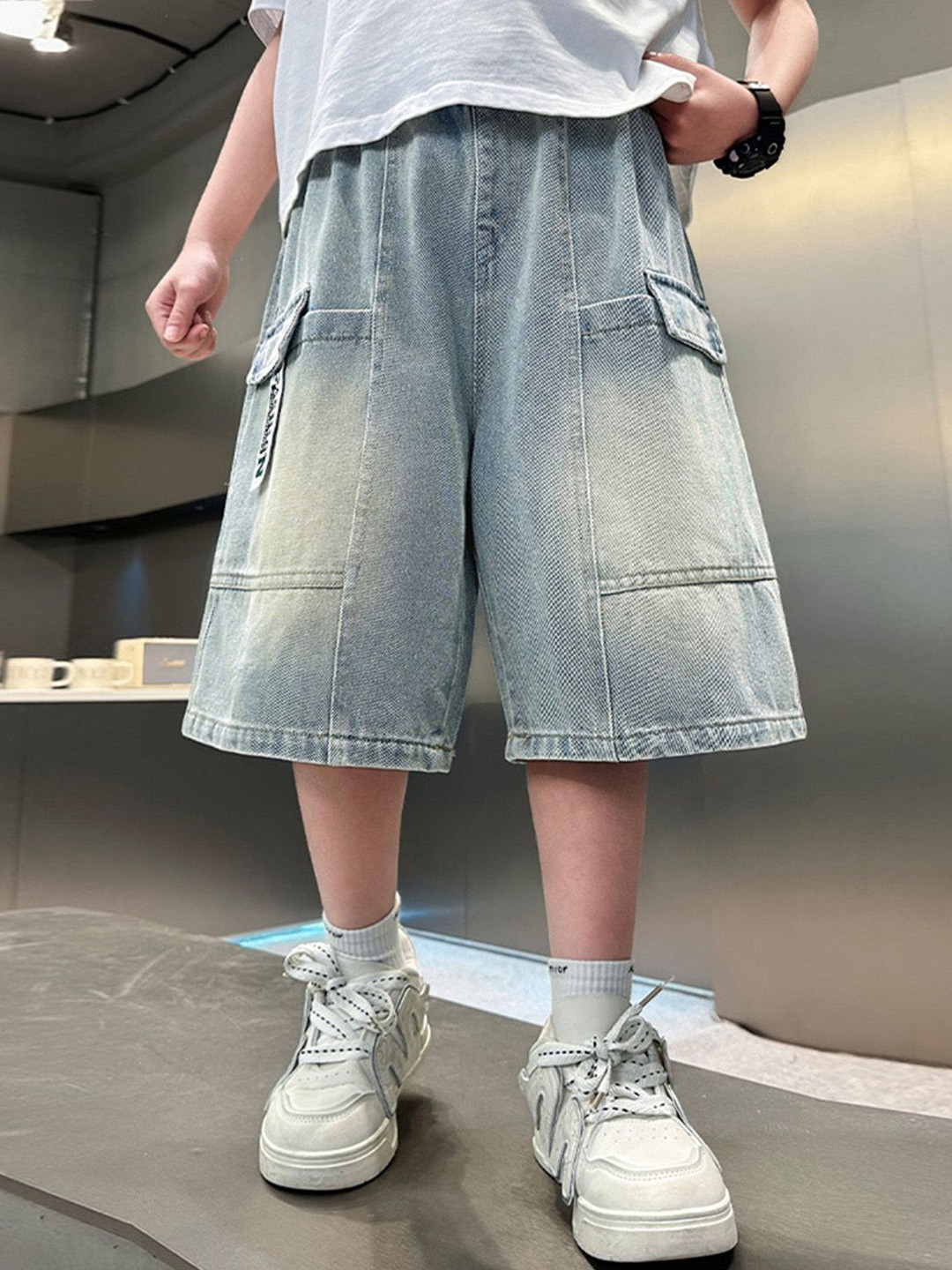INCLUD Boys Baggy Denim Shorts