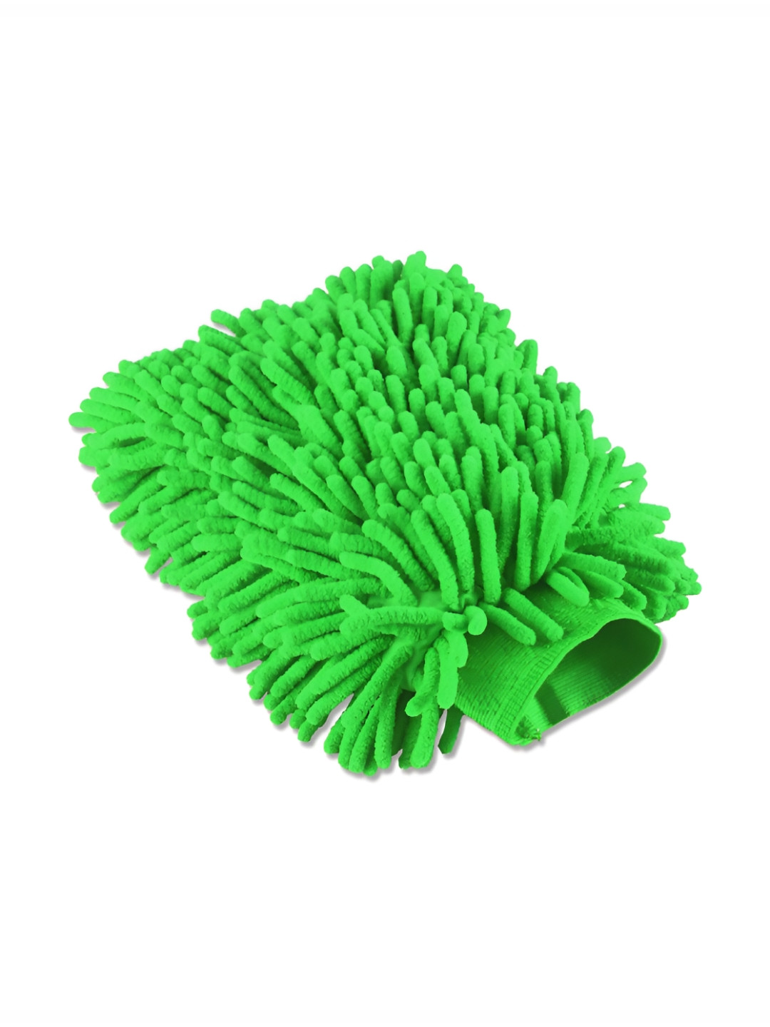 Aura Green 100 GSM Microfiber Double Sided Car Washing Gloves