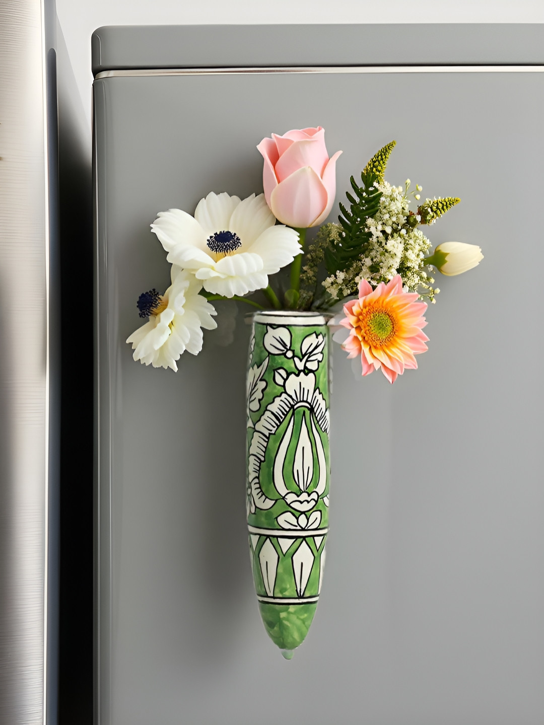 Kraftlik Handicraft Green Ceramic Vases