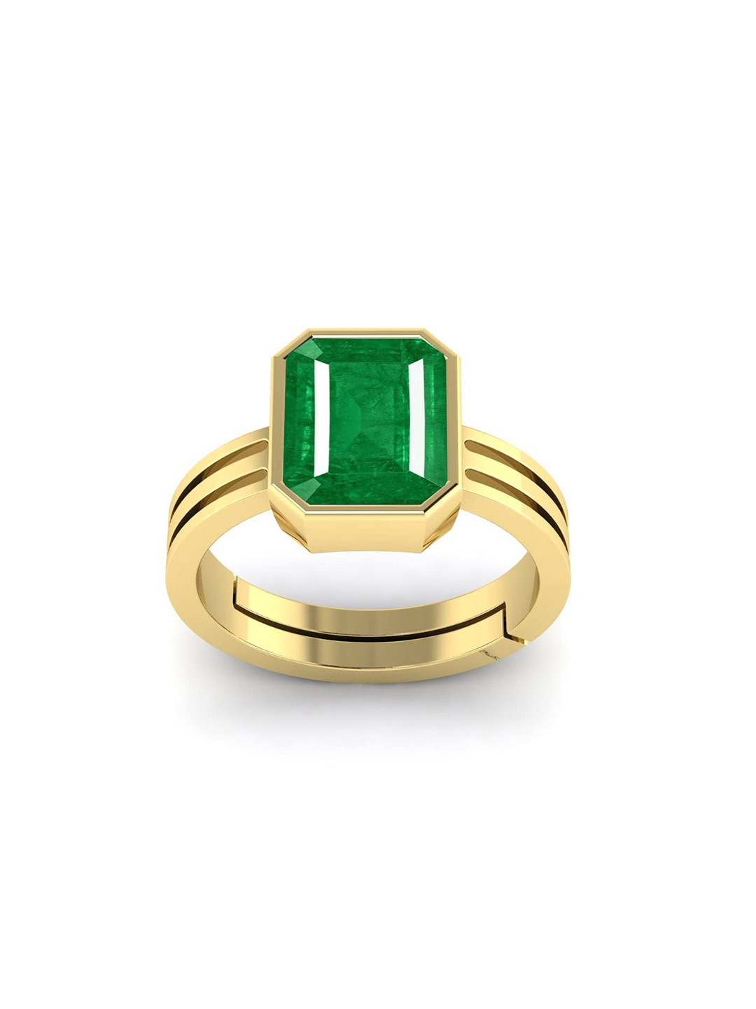 RRVGEM 11.25 Ratti 11.0 KT Emerald Ring