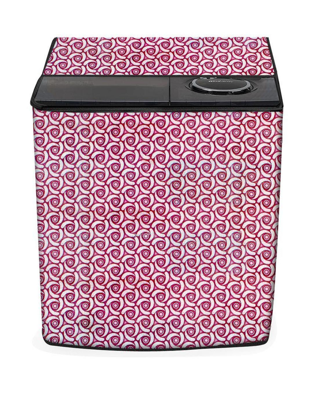 Stylista Pink PVC Washing Machine Cover