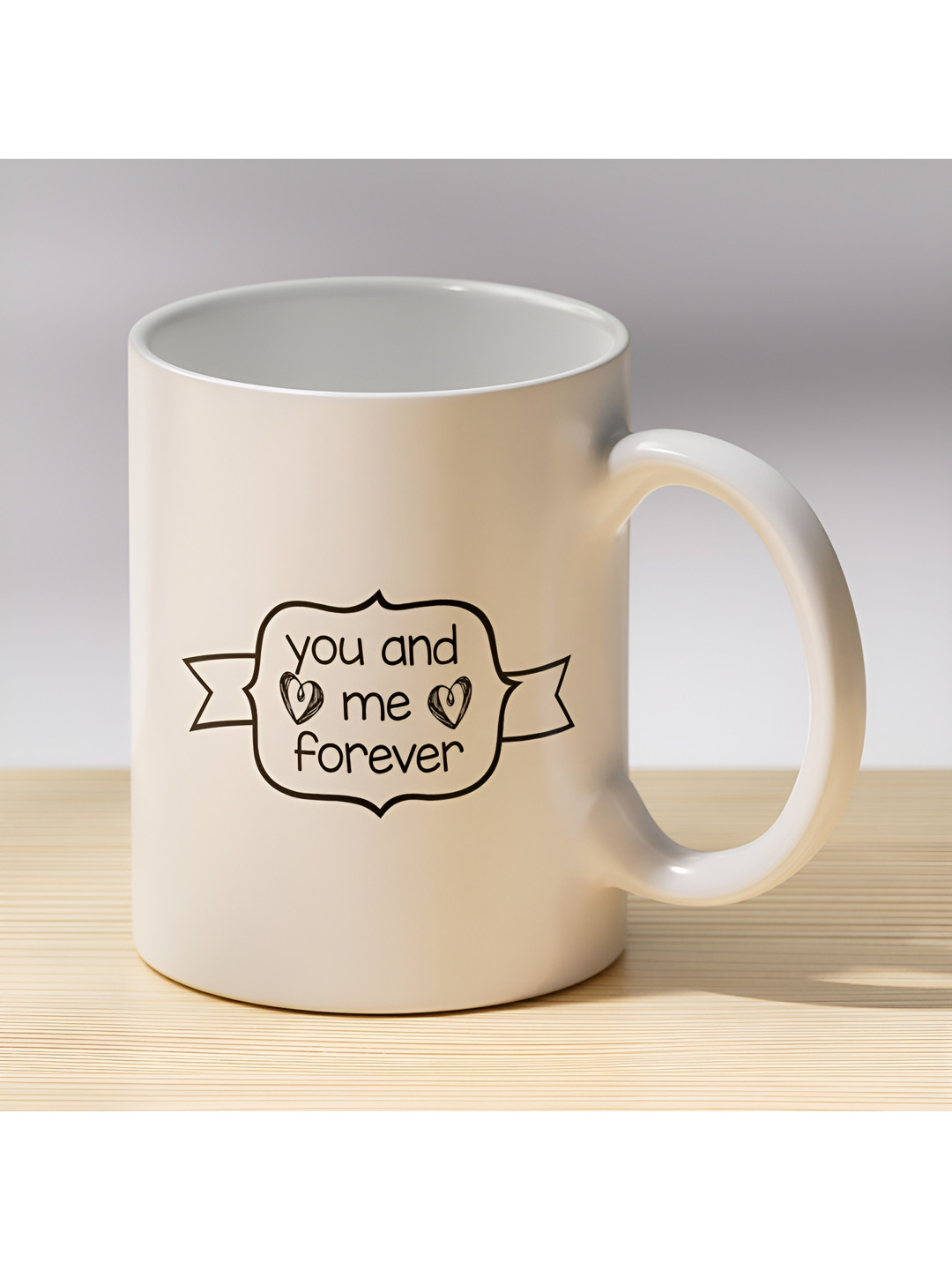 Gift4You Bohemia Multicoloured Typography Ceramic Microwave Safe Cup-325ml