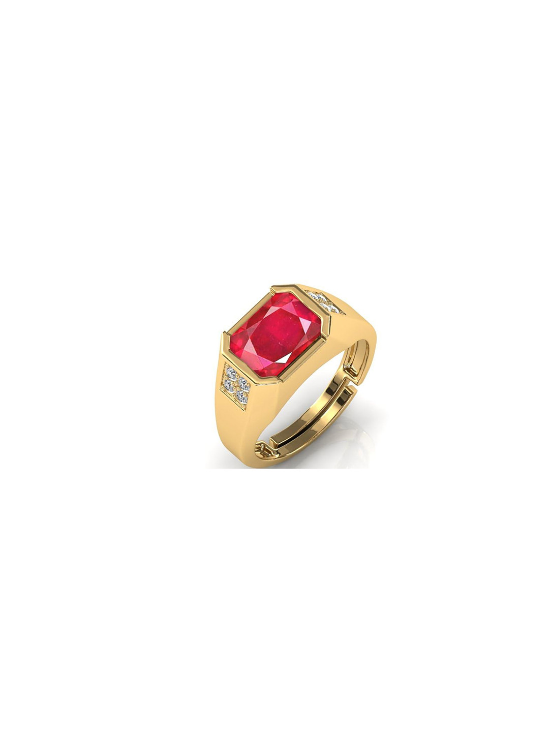 RRVGEM Ruby Ring 9.25 KT Manik Stone Ring