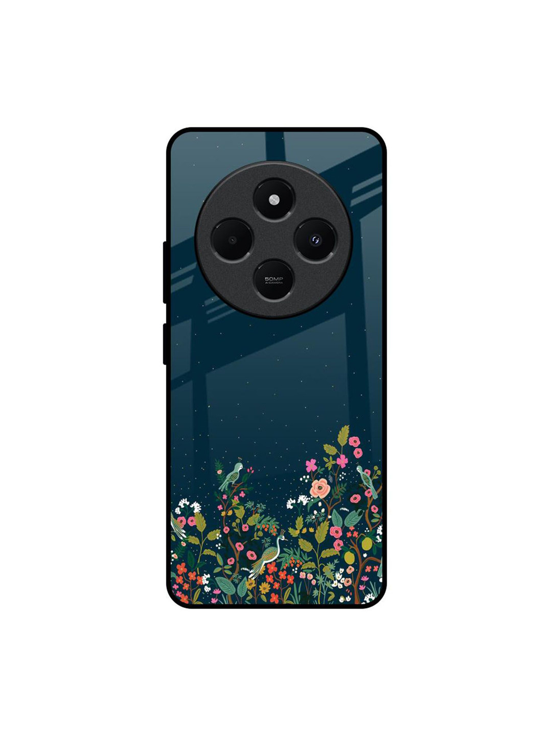 QRIOH Small Garden Printed Redmi 14C 5G Impact Resistant Back Case