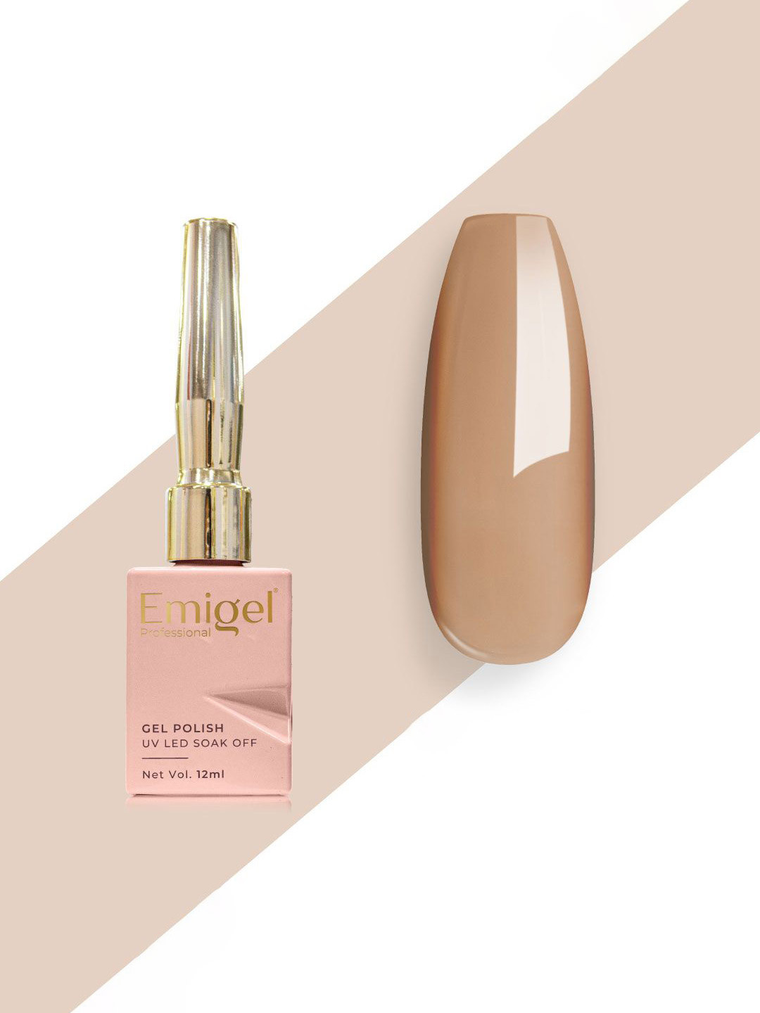 Emigel PROFESSIONAL Uv Led Soak Off Gel Nail Polish- 12 ml- Oriental Pink E004