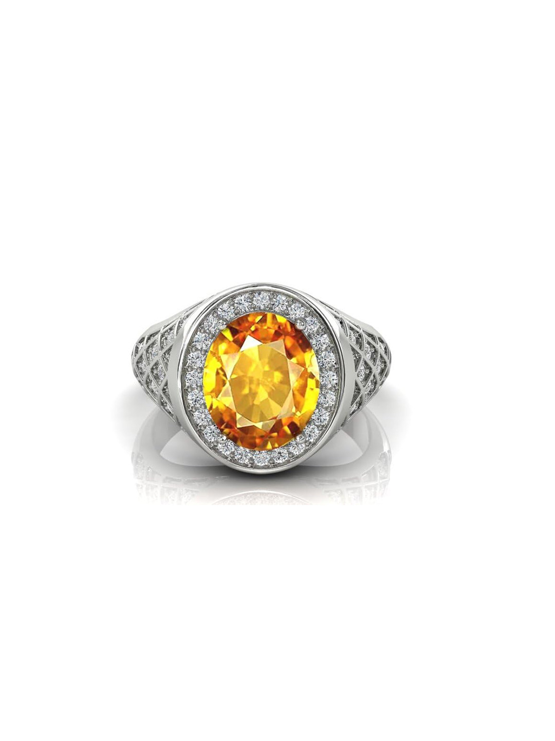 RRVGEM Citrine Ring 4.00 KT Finger Ring
