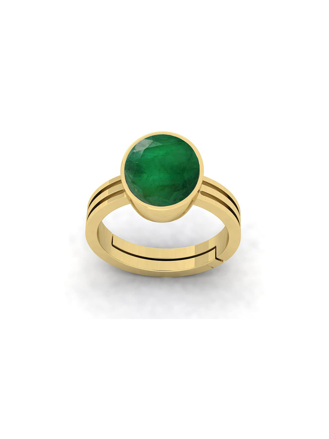RRVGEM 5.00 KT Certified Emerald Ring