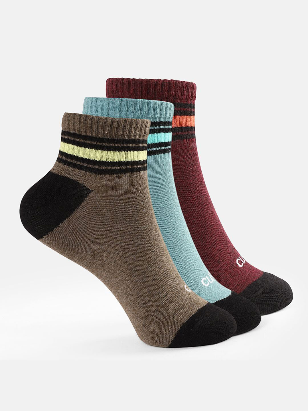 CULT Women Pack Of 3 10A Low Ankle Length Socks
