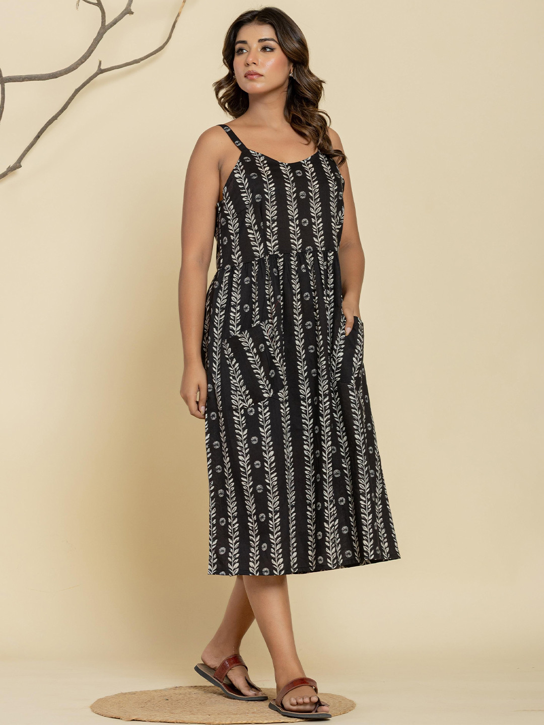 krambica Women Aline Dresses With Pocket