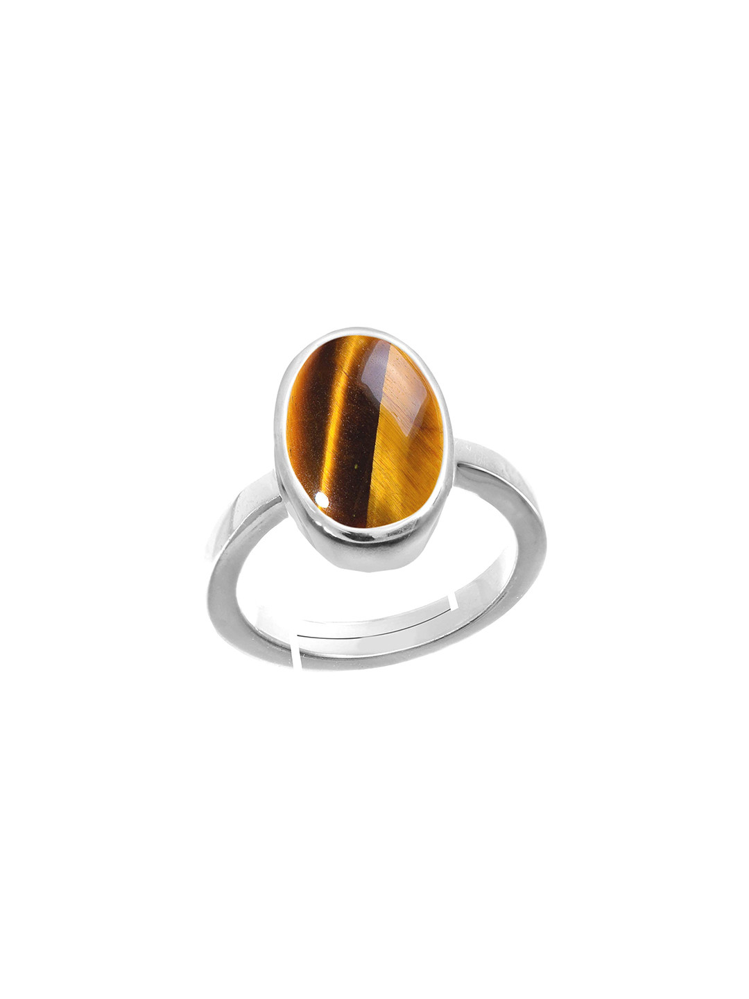 RRVGEM 12.25 KT Earth Mined Tiger Eye Ring