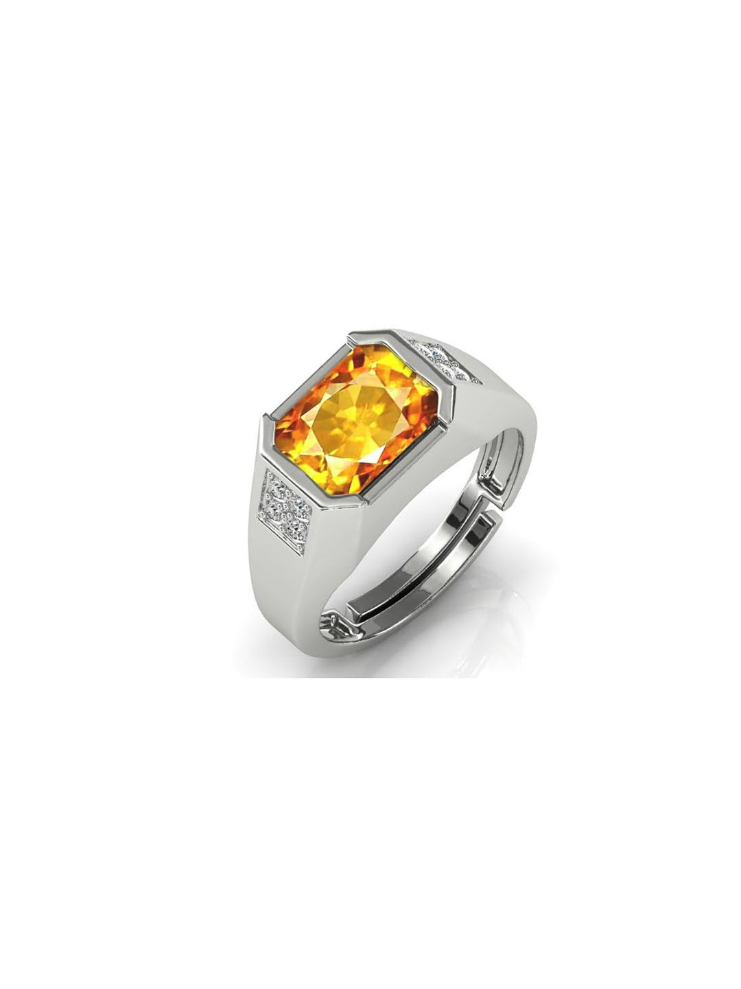 RRVGEM 2.00 KT Sunela Citrine Ring