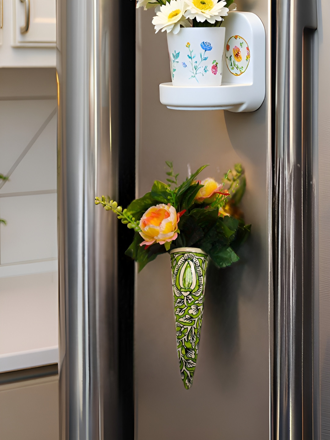 Kraftlik Handicraft Green Ceramic Vases