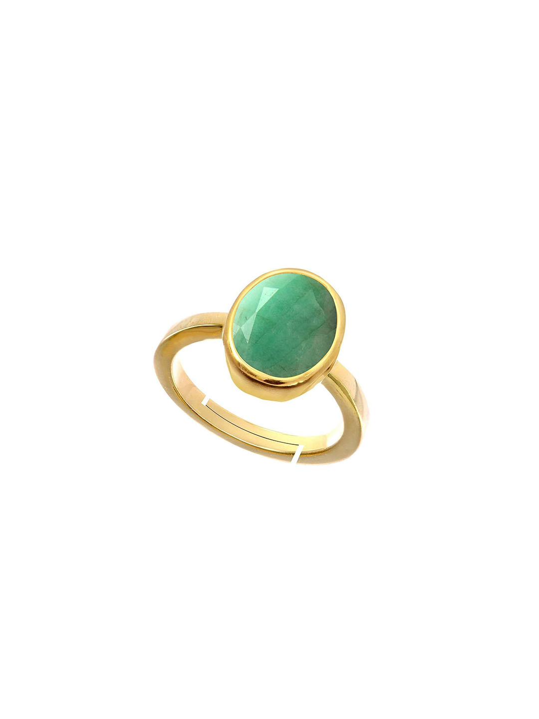 RRVGEM 12.25 Ratti 12.00 KT Colombian Emerald Studded Ring