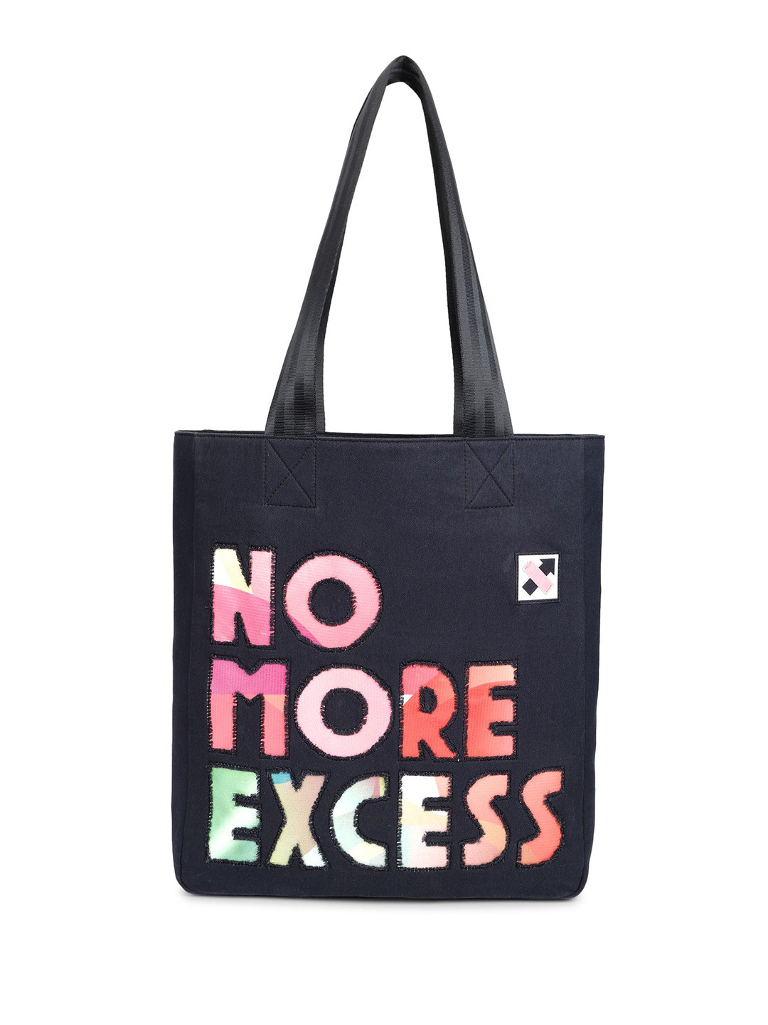 NO MORE Typography Shopper Tote Bag