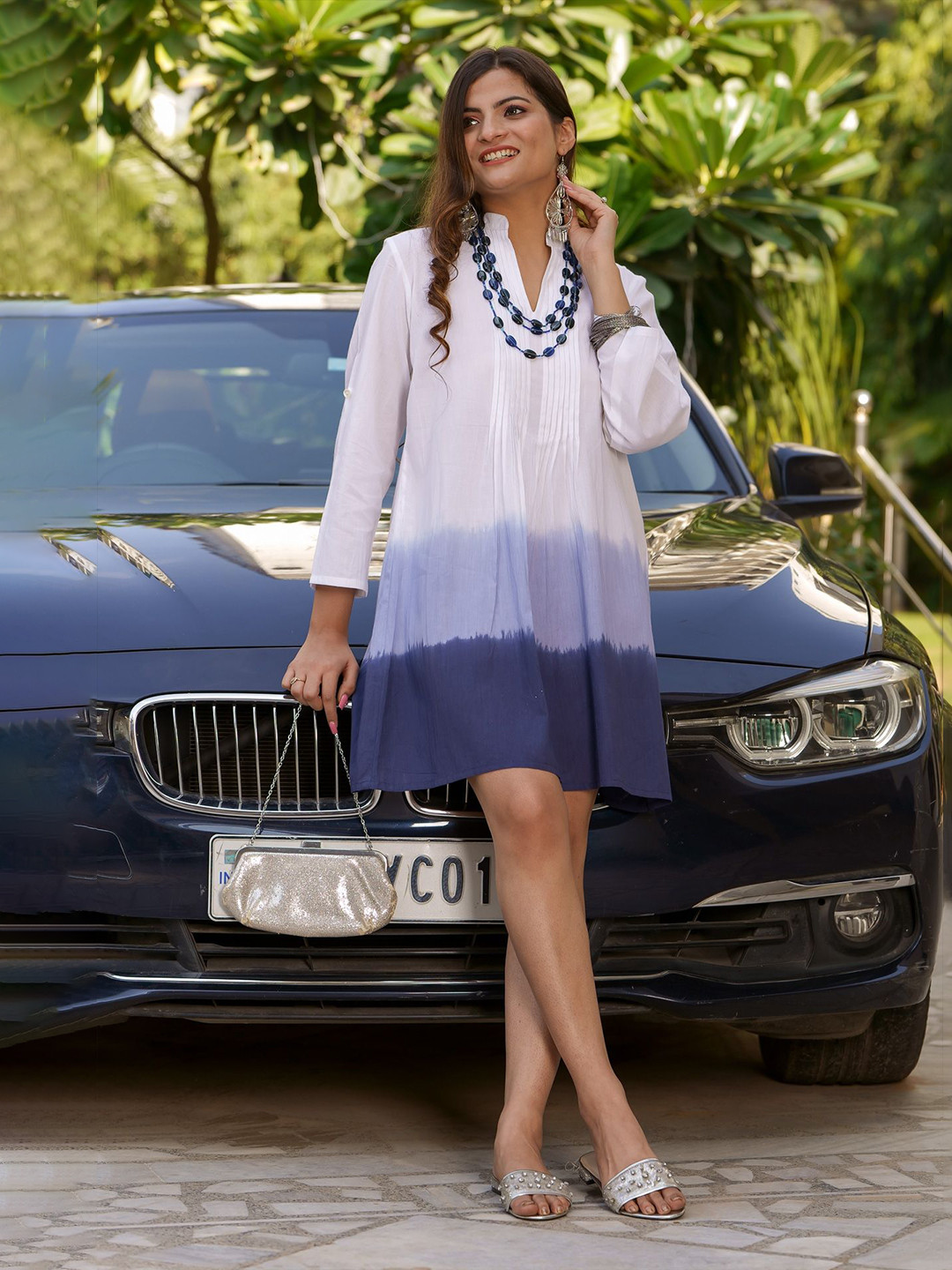 INAAYA JAIPUR WomenTie and Dye Fit & Flare Dress