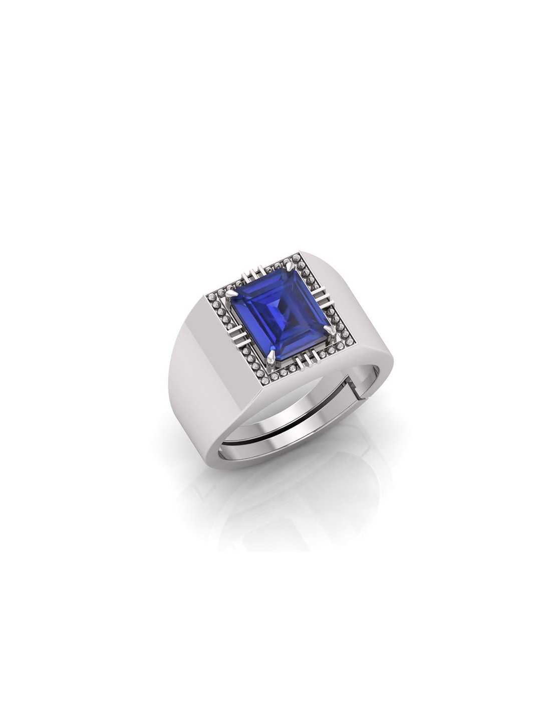 RRVGEM Blue Sapphire Ring 8.00 Ratti B