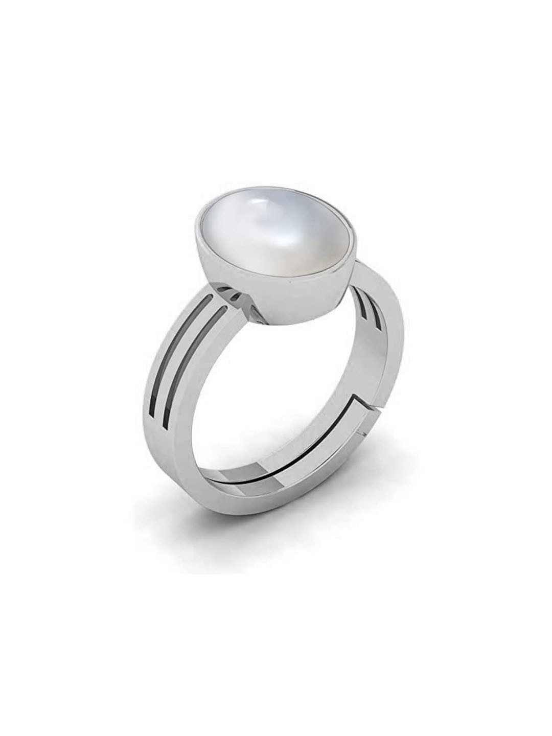 RRVGEM 3.50 Ratti Pearl Stone Ring