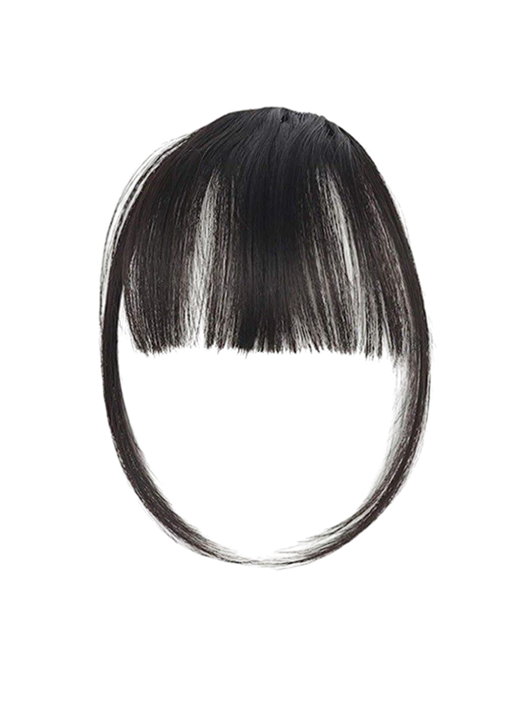 AHS Clip In Straight Lock Hair Extension- Natural Black- 9 Inch
