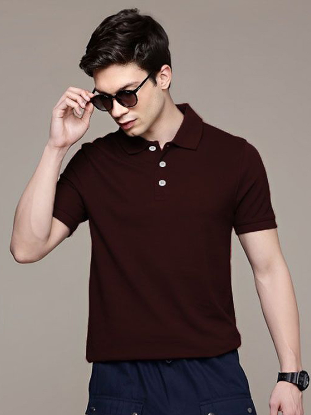 Kushi Flyer Polo Collar Regular Fit T-shirt