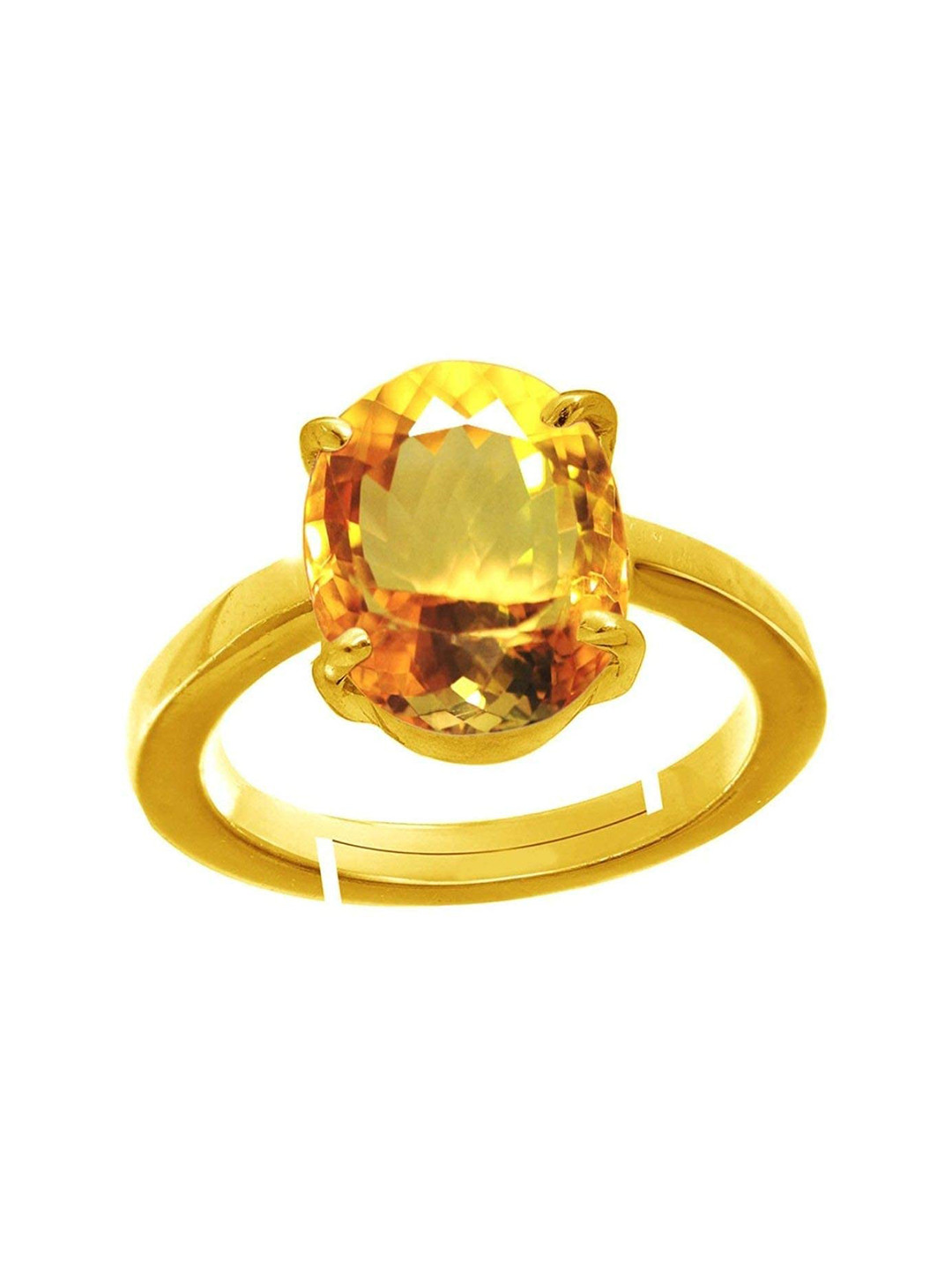 RRVGEM 5.30 KT Citrine Sunela Finger Ring
