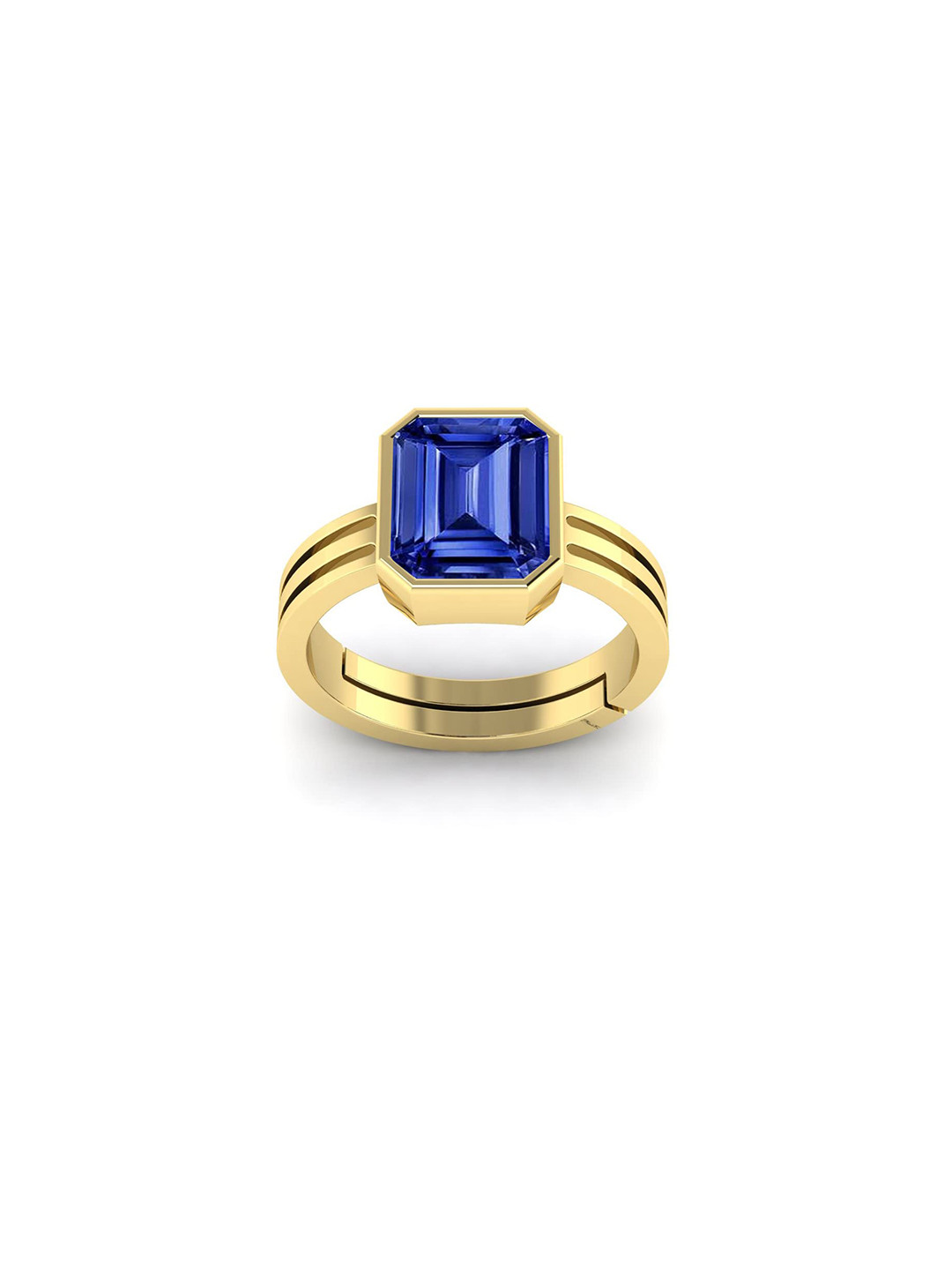 RRVGEM 12.50 Blue Sapphire Ratti Ring