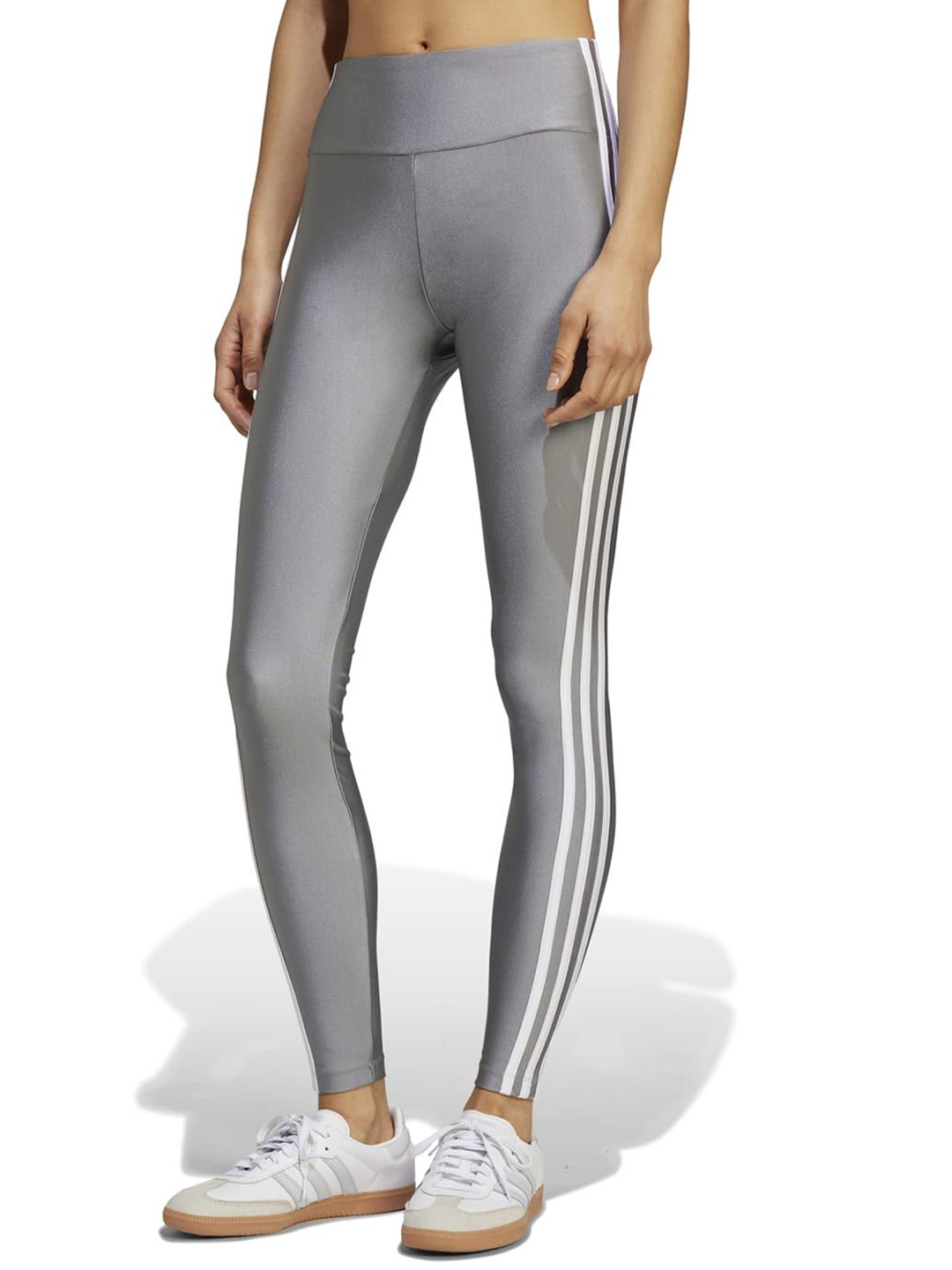 ADIDAS Originals Striped High-Rise Relaxed-fit Rapid-Dry Tights