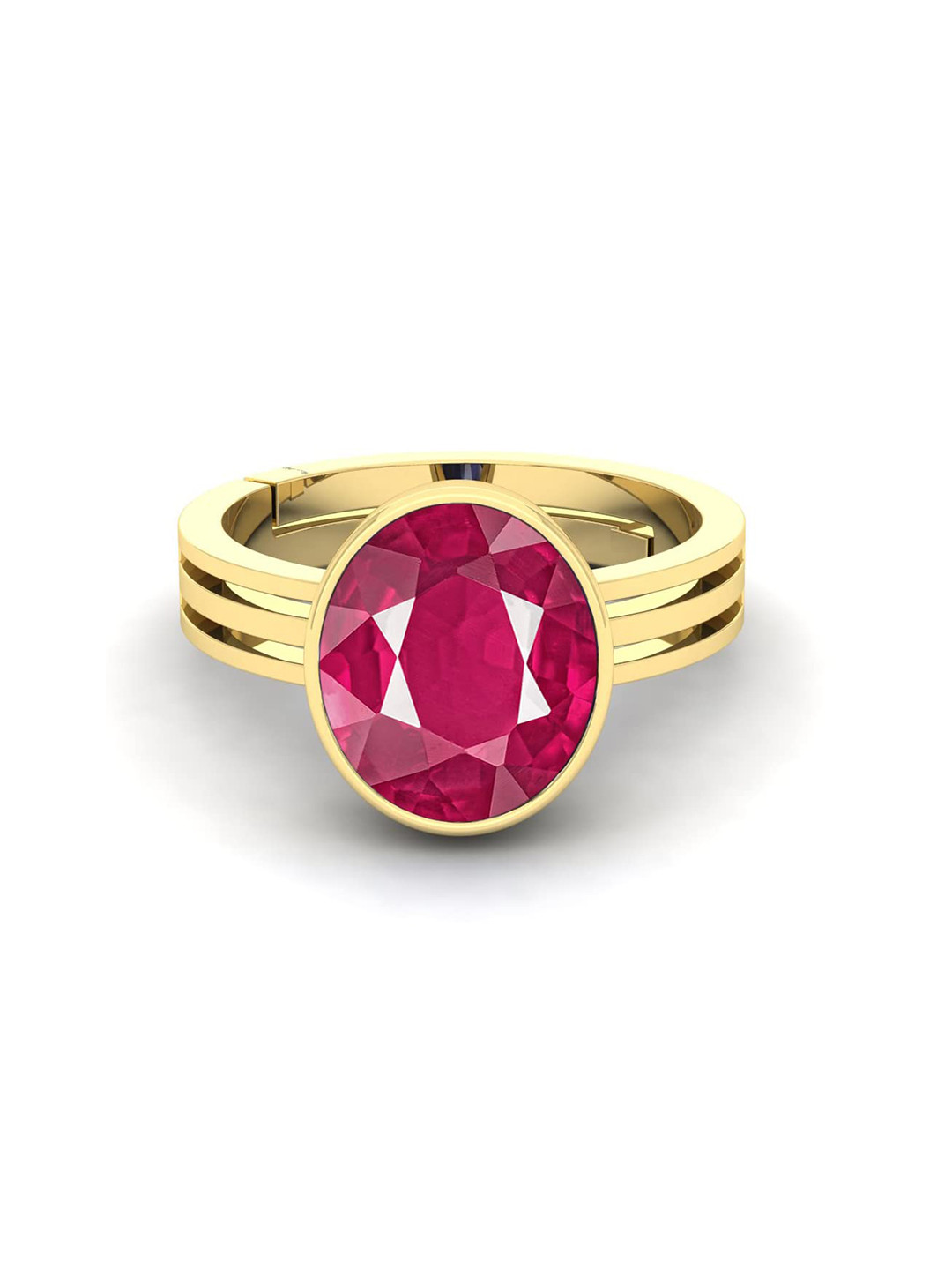 RRVGEM Ruby 6.50 KT Adjustable Ring