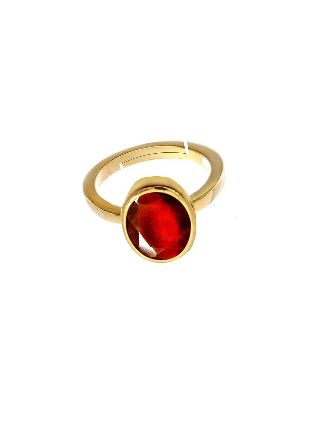 RRVGEM 10.25 Ratti 10.00 KT Brass Garnet Ring