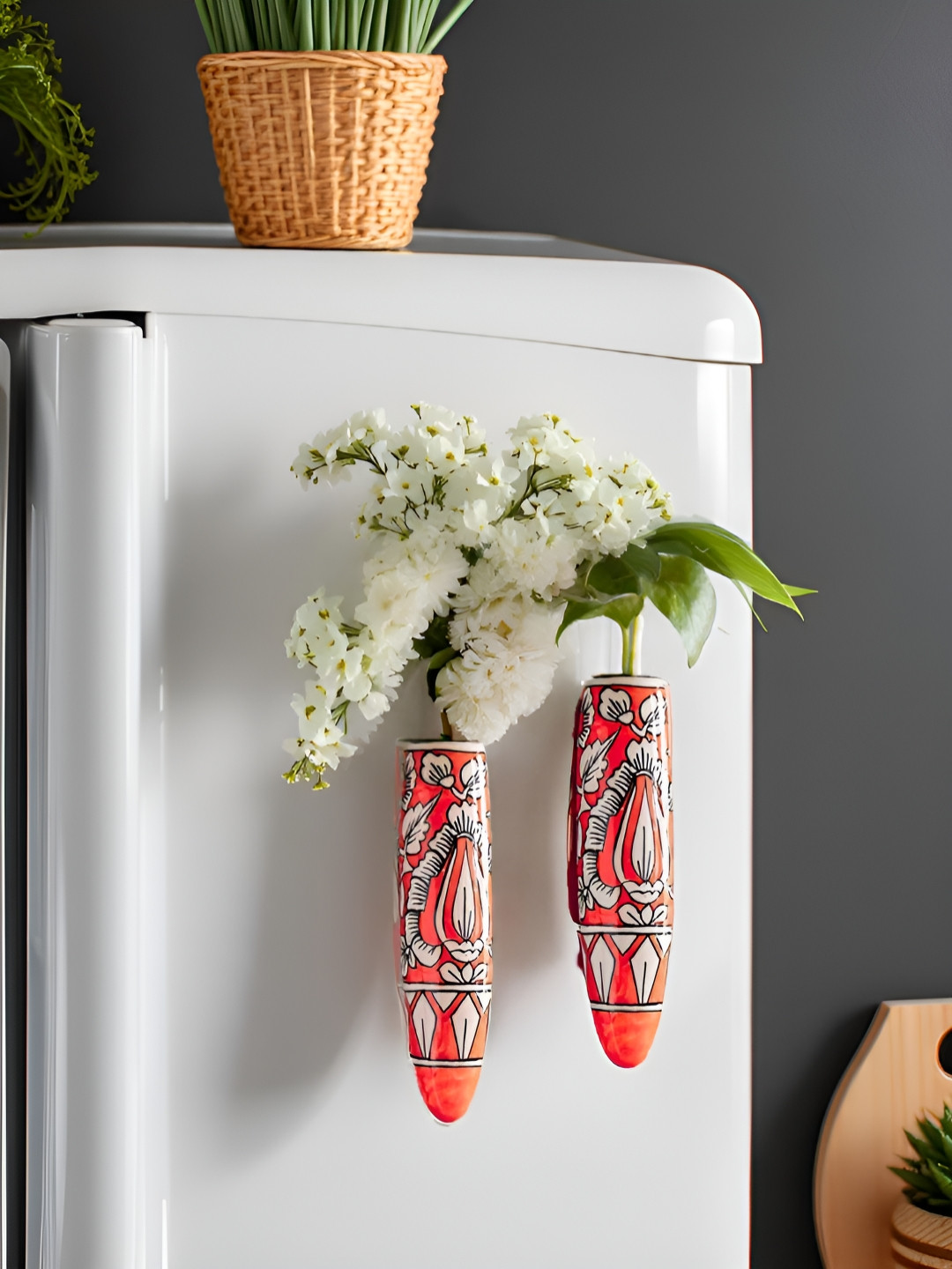 Kraftlik Handicraft Red Ceramic Vases