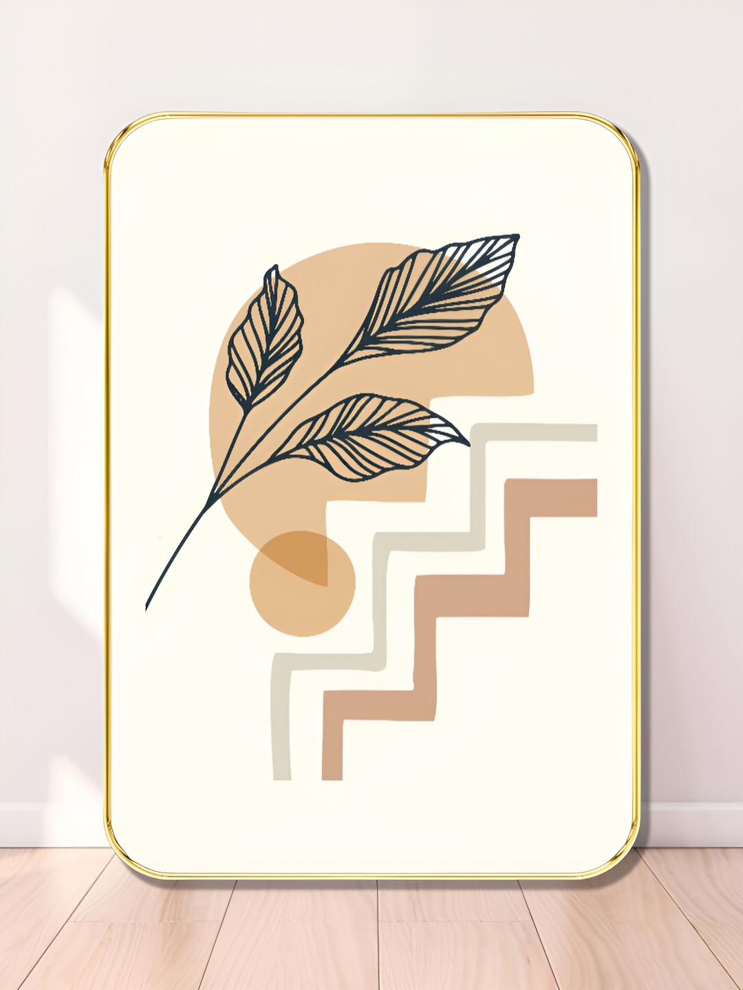 Myntra Elegant Homes White Wood Wall Bedroom Rectangle Paintings Wall Art -24 x 45.72In