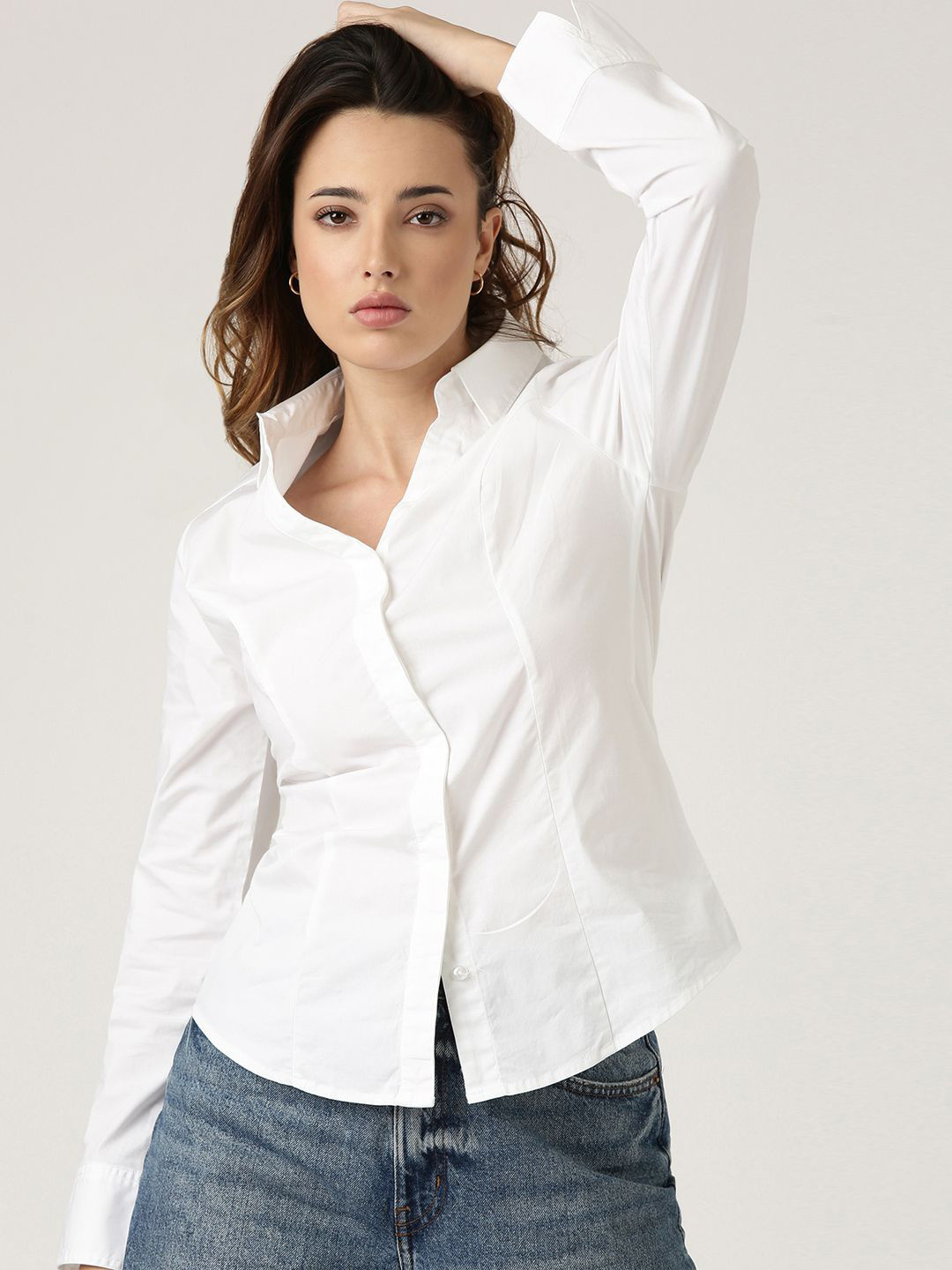 Jolene.club Sleek Cotton Formal Shirt