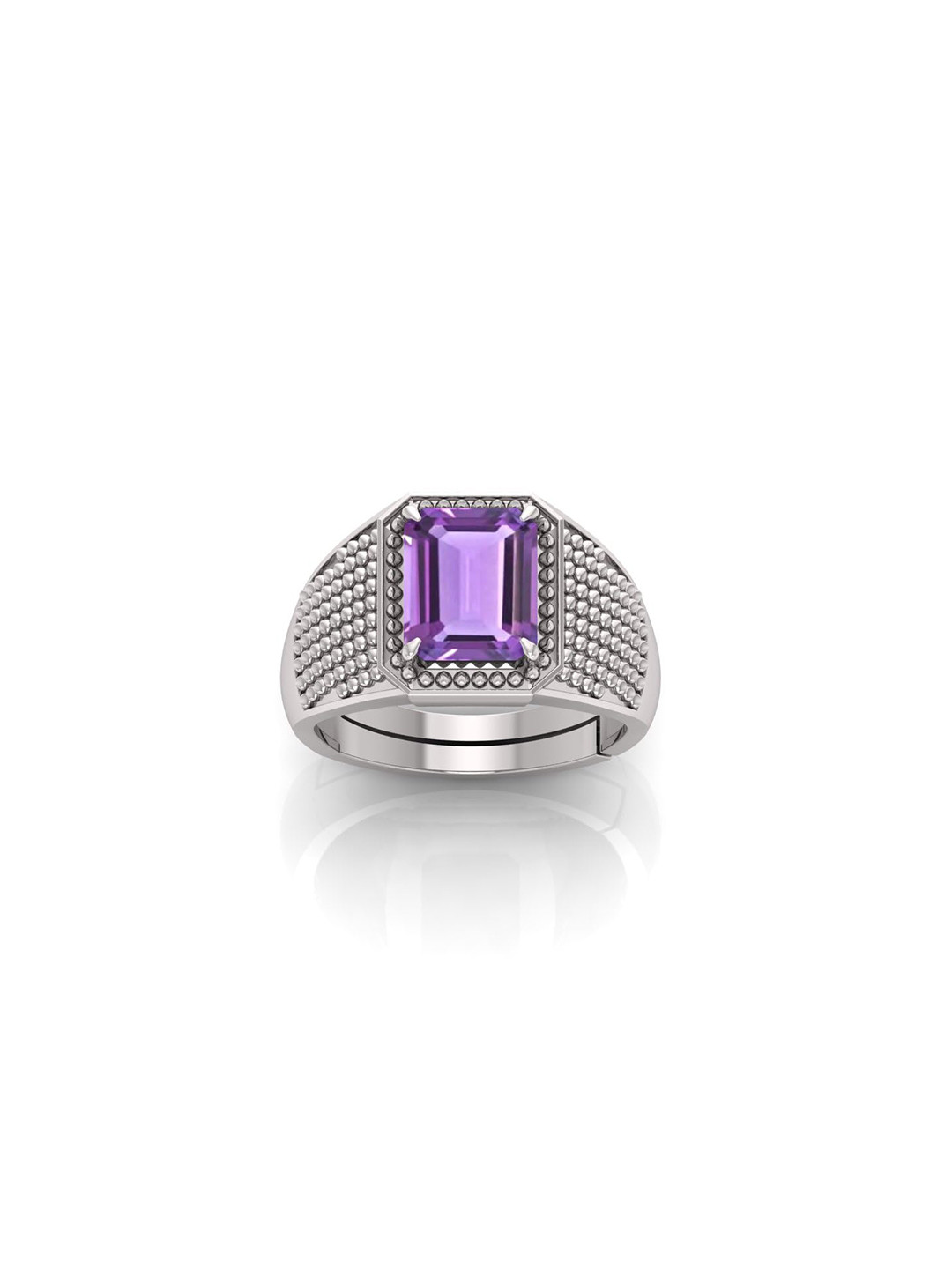 RRVGEM Purple Amethyst Ring