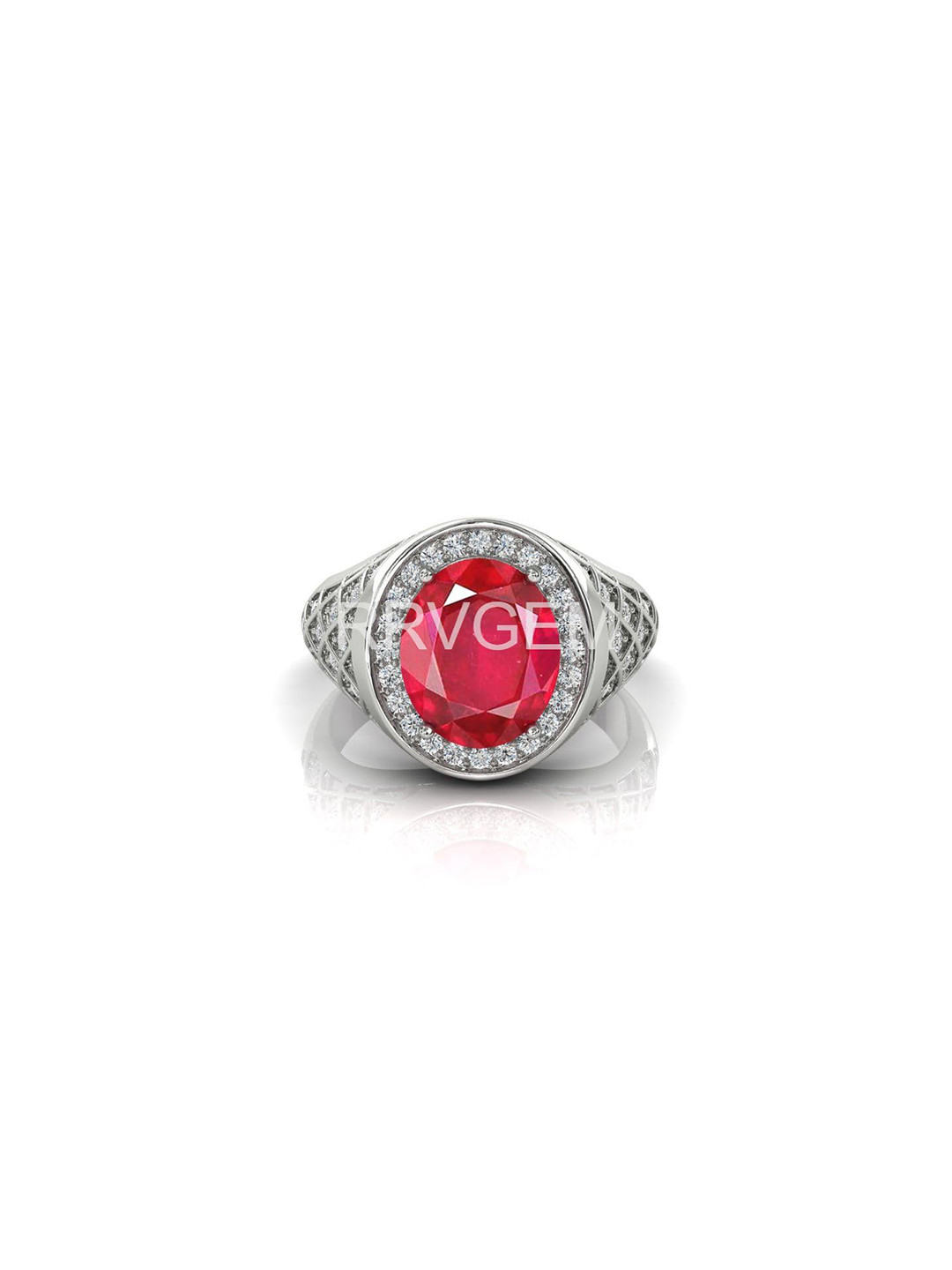 RRVGEM Ruby 3.00 KT Finger Ring