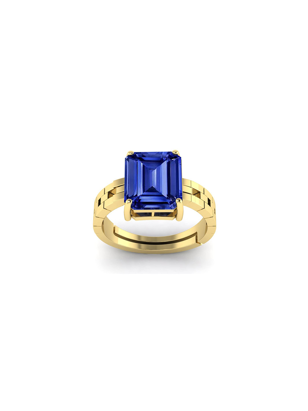 RRVGEM Blue Sapphire 5.25 KT B Finger Ring