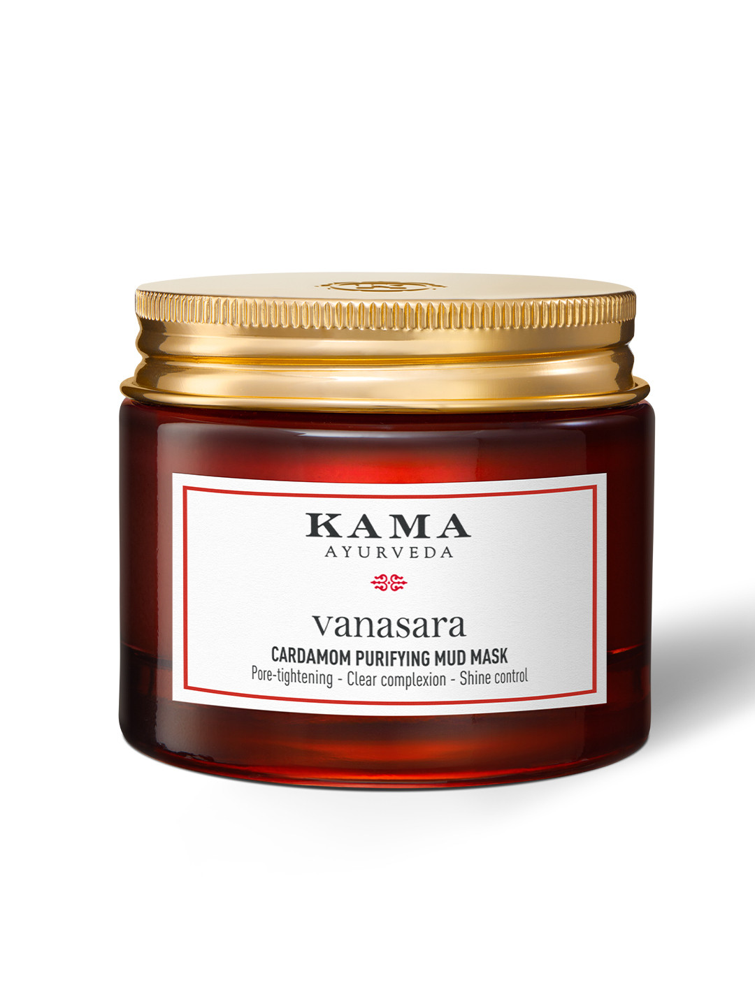 KAMA AYURVEDA Vanasara Cardamom Purifying Mud Mask for Clear & Smooth Skin - 50 ml