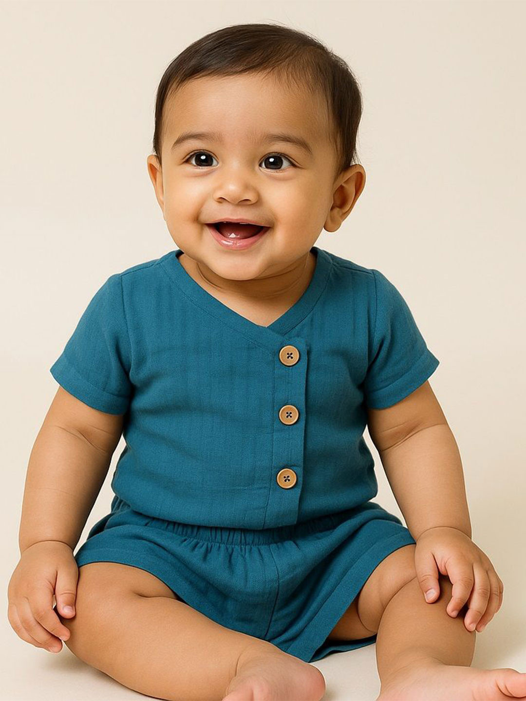 EARTHY TWEENS Kids Leotard & Shorts Pure Cotton Snuggle Set