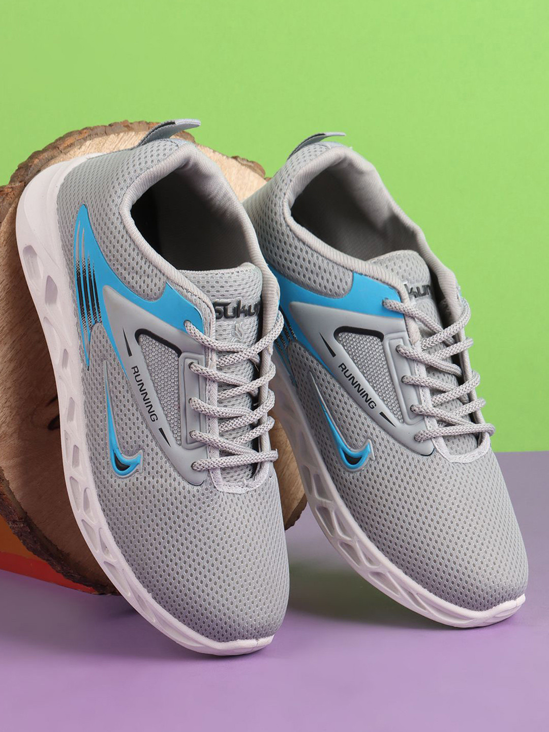 SUKUN Men Mesh Walking Non-Marking Shoes