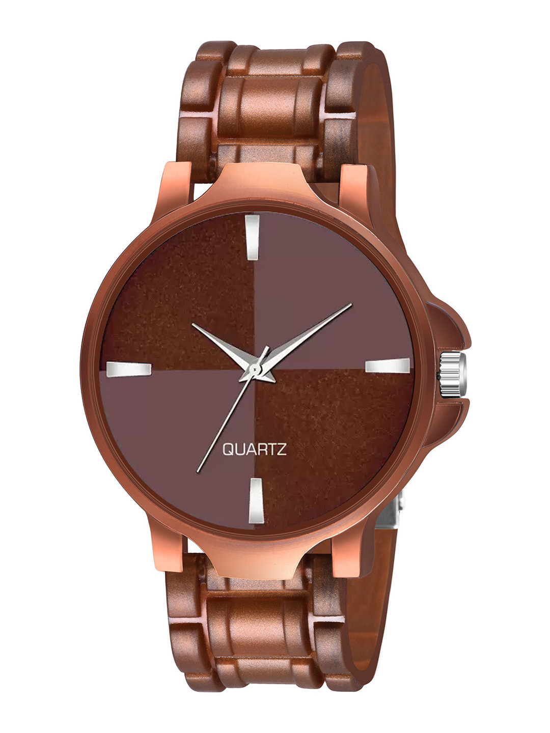 CSAMON Men Silicon Analogue Watch 3KAN BRO M6 D 801BRO_SH-