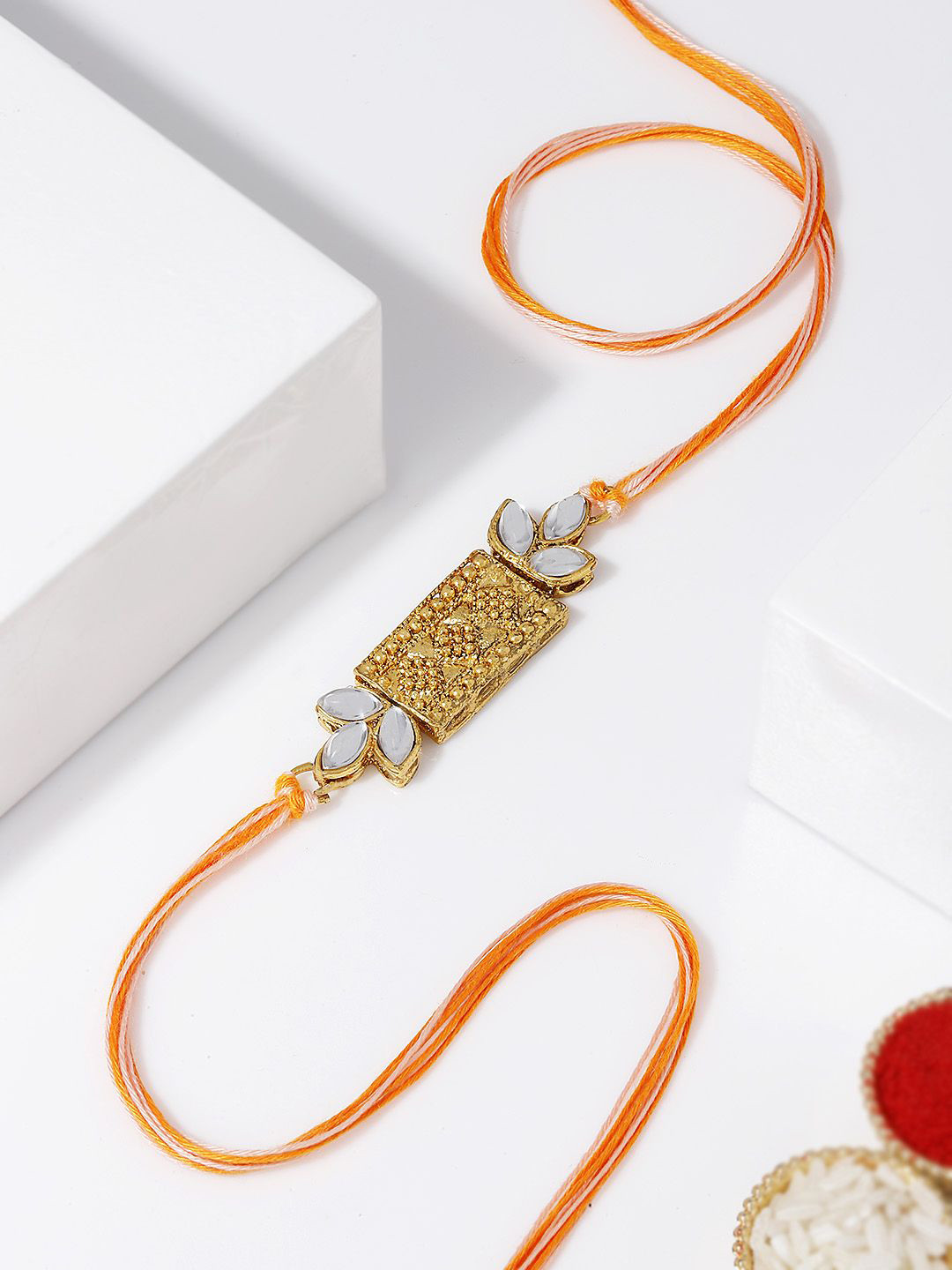 IGP Thread Kundan Studded Rakhi