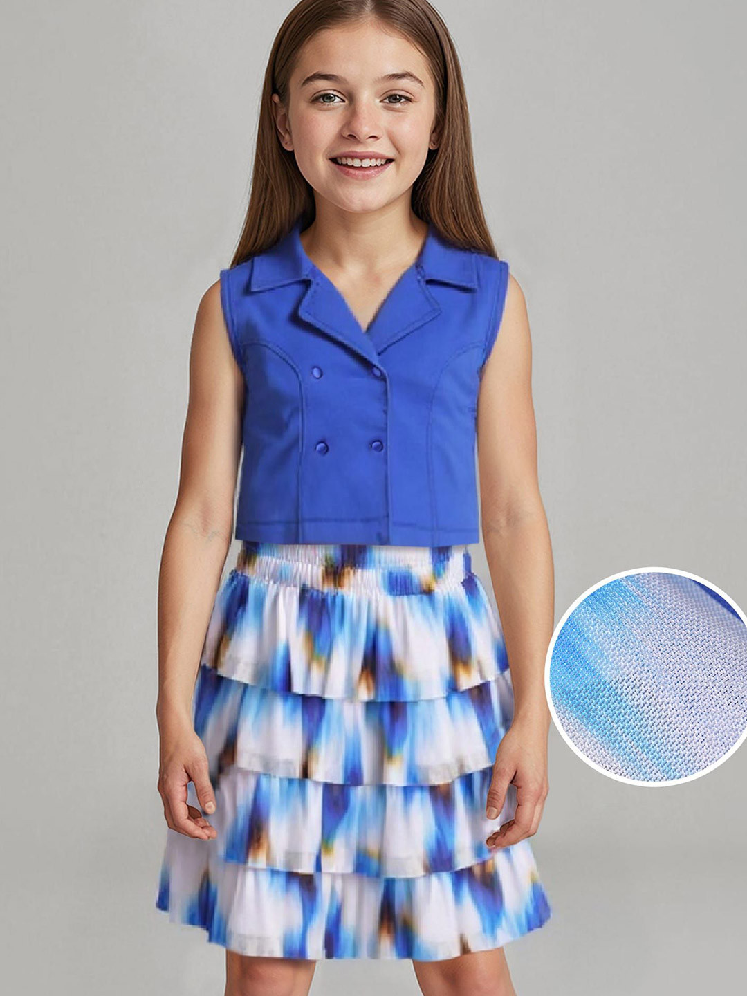 ARIAS By LARA DUTTA Girls Top with Skirt