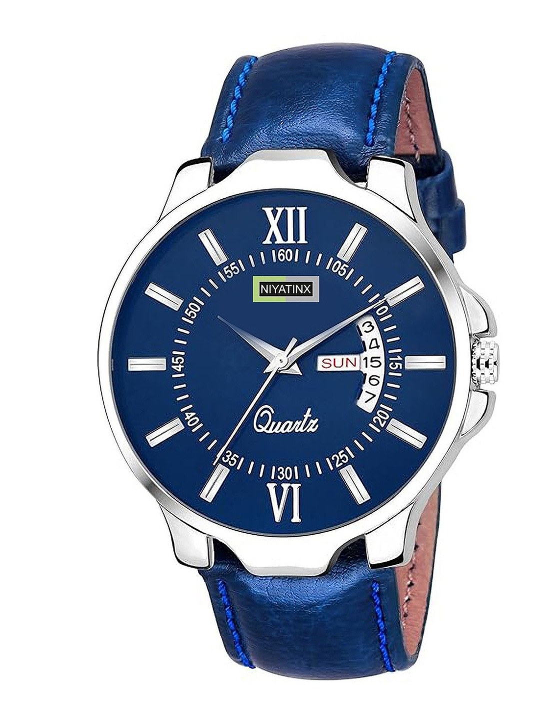 CSAMON Men Dial & Straps Analogue Watch 3KANSLV ROMblue DD BLU Chikani_SH