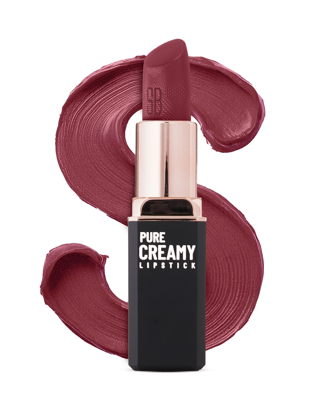 SWISS BEAUTY Pure Creamy Matte Lipstick with Vitamin E & Tea Tree Oil - Rosy Flush 13