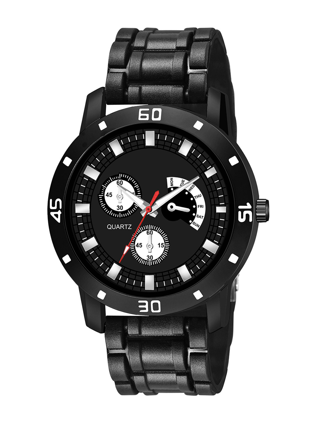 Gopal Shopcart Unisex Dial & Bracelet Style Straps Analogue Watch Aeviyo-BLK-D-801BLK_SH