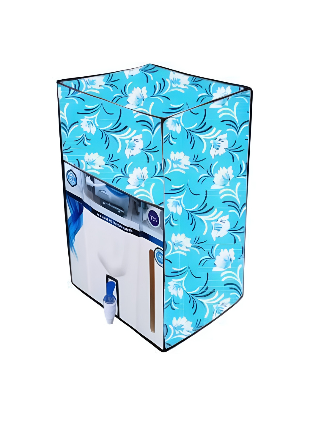 Kalra Magic Blue & White Printed Water PurifierCover