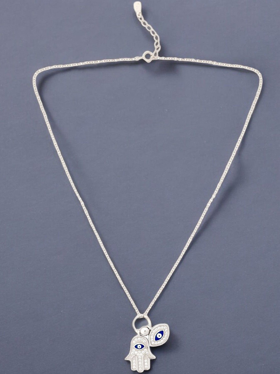 Aiza 925 Sterling Silver- Evil Eye Necklace