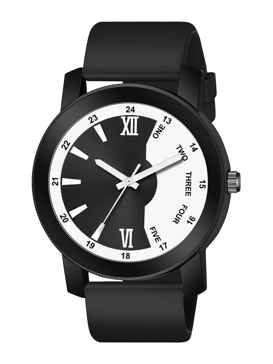 Gopal Shopcart Unisex Dial & Straps Analogue Watch Pado-C1002BLK-D-804-BLK_SH