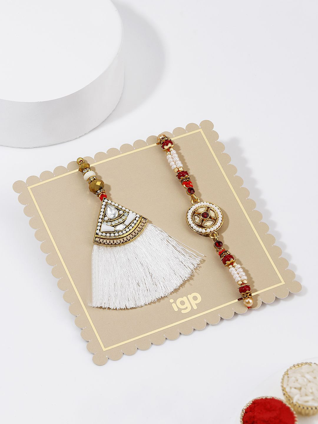 IGP Set Of 2 Bhaiya Bhabhi Rakhi