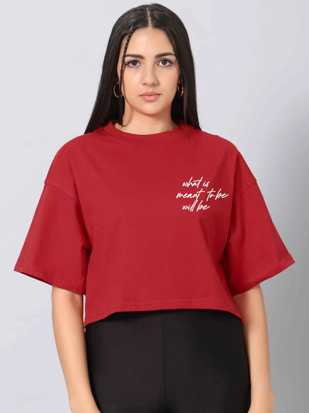 Besick Women Typography Printed T-shirt